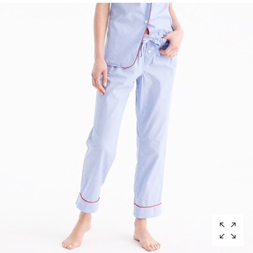 J Crew Tipped pajama pant